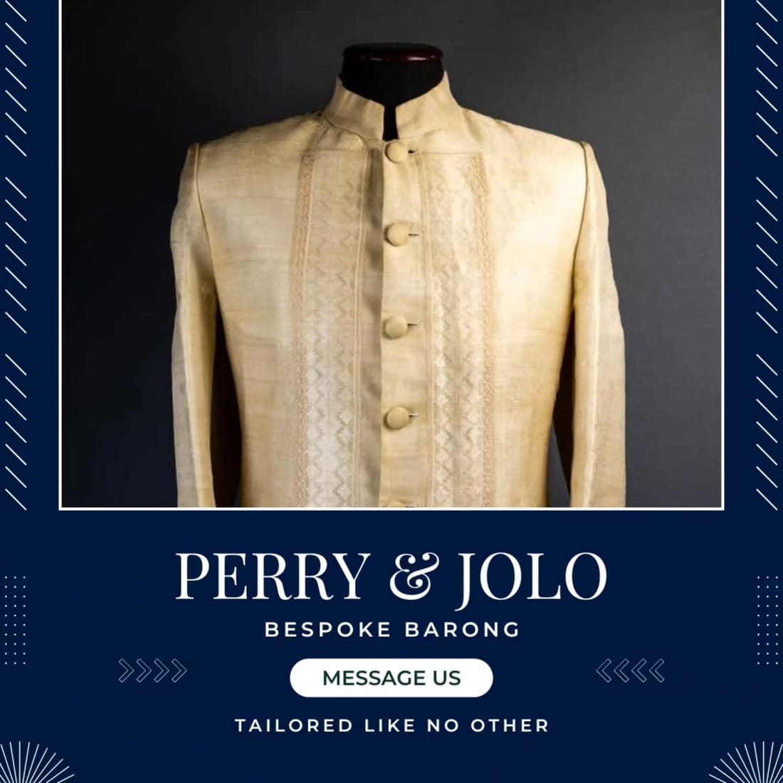 Coat Barong: When in doubt, wear your coat barong