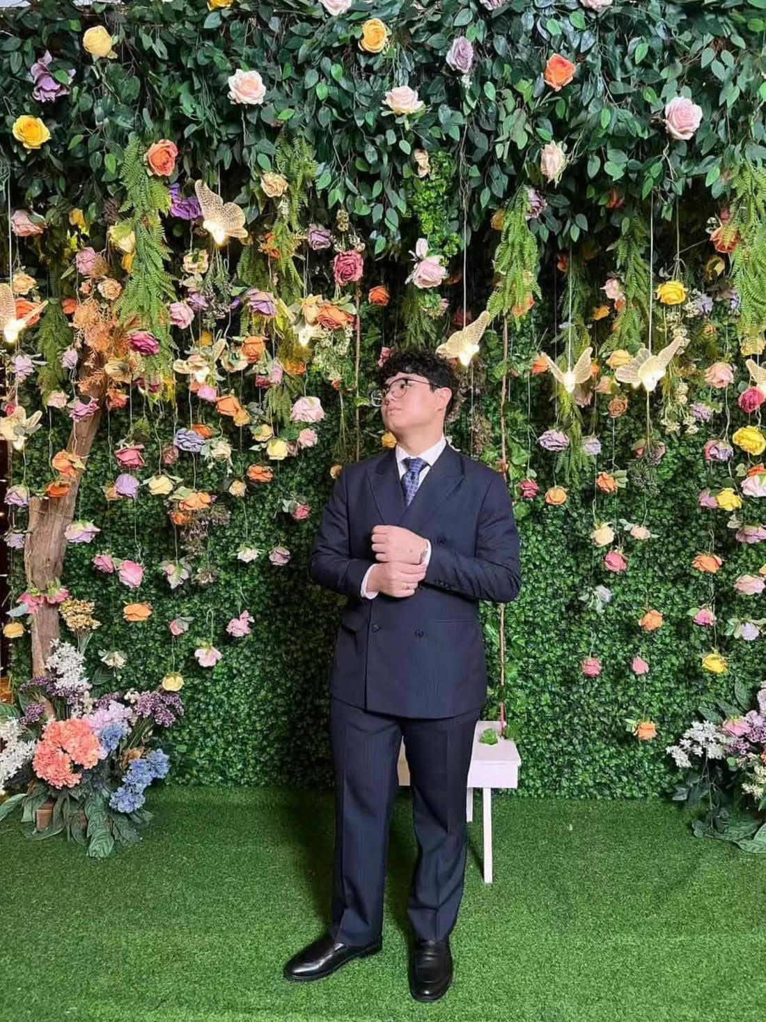 Double-Breasted Suit: San Beda Grad Ball